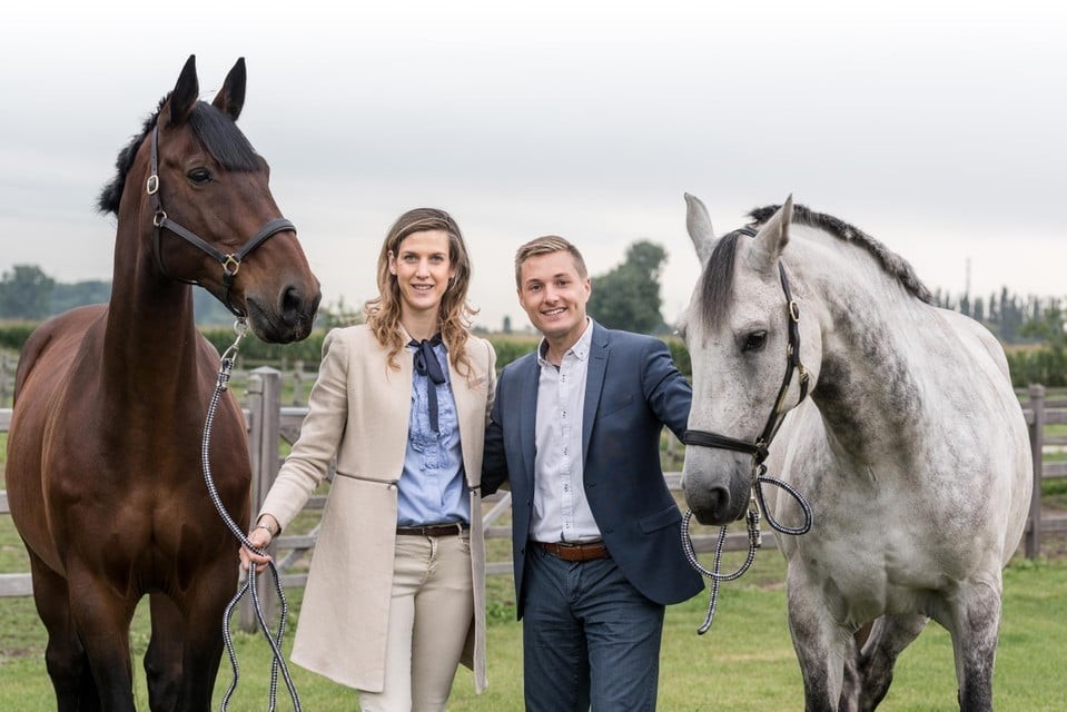 Sarah Broeckx and Jan Spaas: “Limburg is the Mecca of horses, which is why we also want to bring more of the research over here.” – © ivh