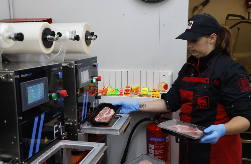 De verpakkinsmachine Disposeal is momenteel al in gebruik in de Delhaize in Maasmechelen